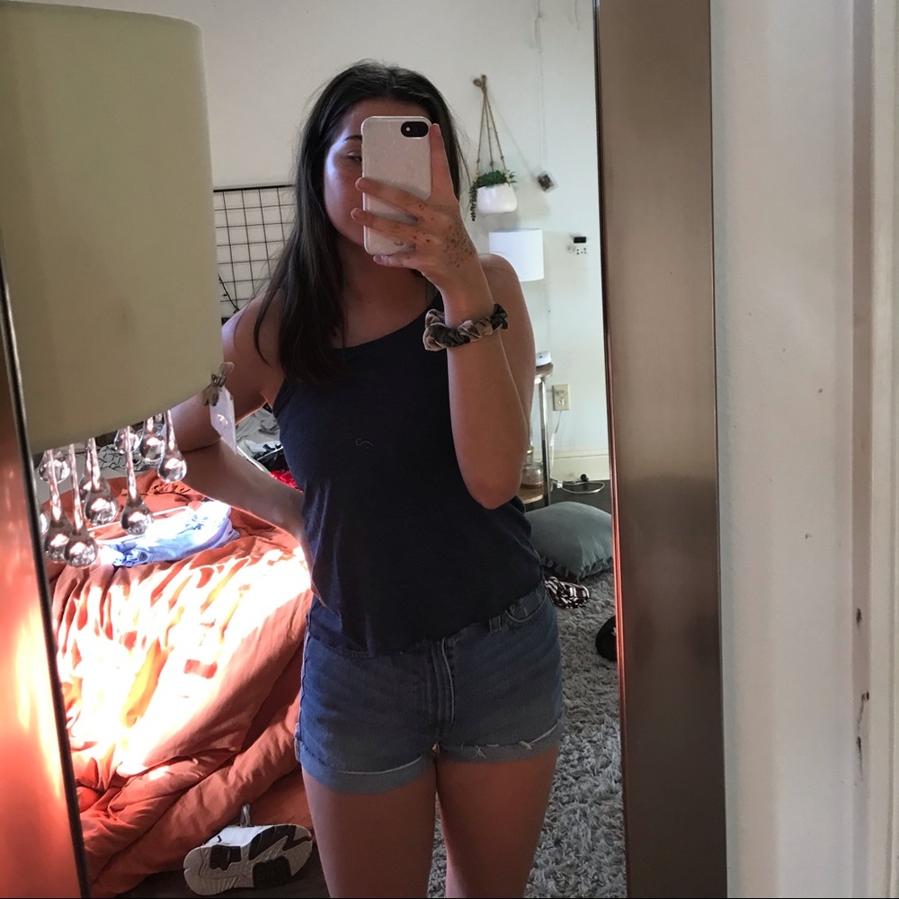 Navy tank top